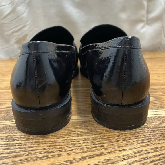 Karl Lagerfeld Paris Womens Madlen Black Leather Loafer Flats – US 8.5M / EU 39B - Picture 5 of 12